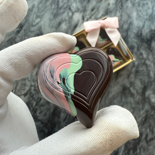 Pistachio Crunch Dubai Hearts