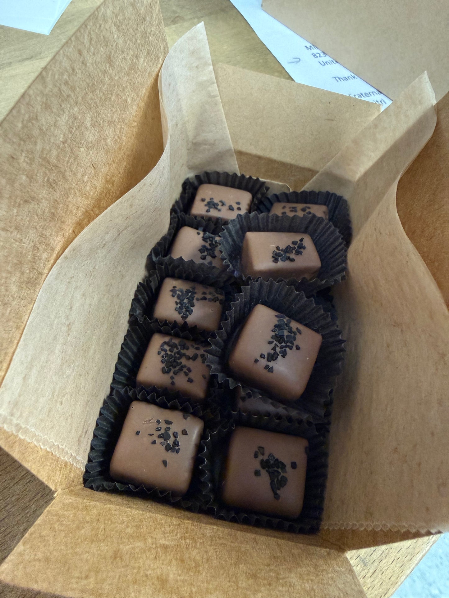 Bourbon Smoked Salt Caramels