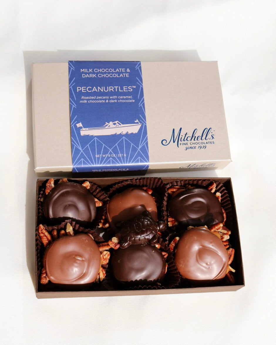 Caramels & Pecanurtles – Mitchell's Chocolates