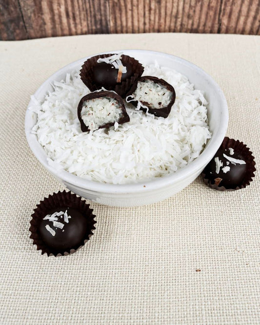 Dark Chocolate Coconut Bonbons
