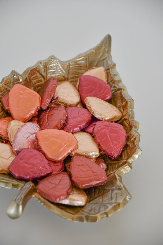 Chocolate Foiled Leaves