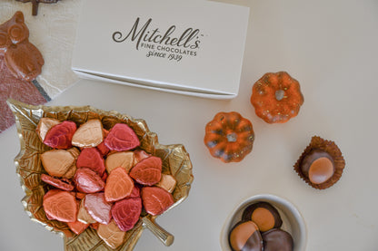Chocolate Foiled Leaves