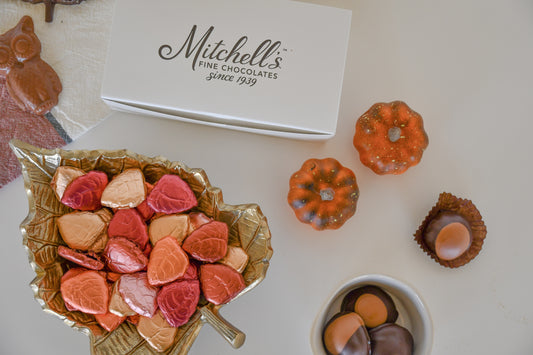 Chocolate Foiled Leaves