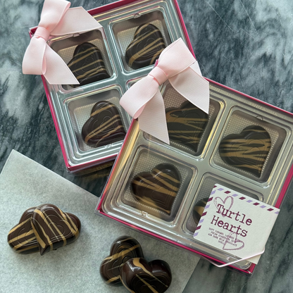 Artisan Caramel & Pecan Hearts