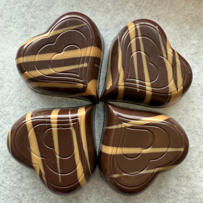 Artisan Caramel & Pecan Hearts