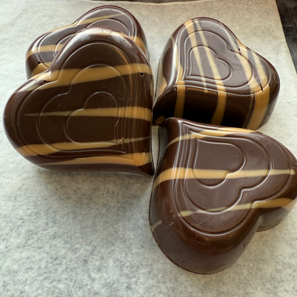 Artisan Caramel & Pecan Hearts