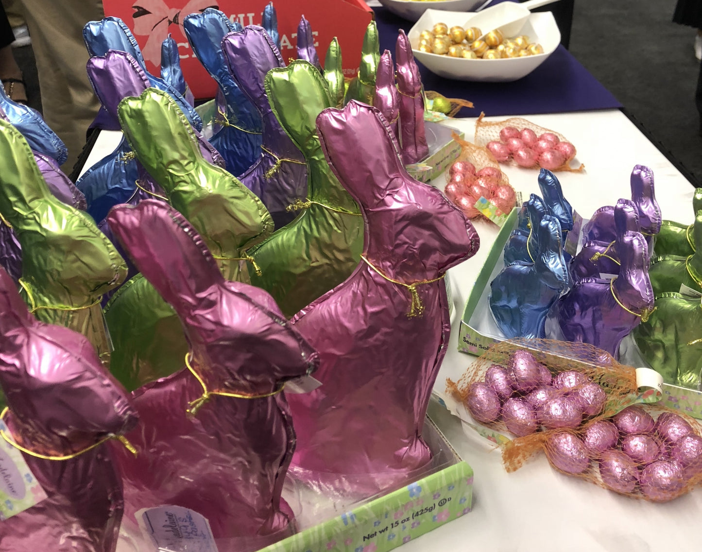 Spring Foil Chocolate Rabbits - Milk Chocolate