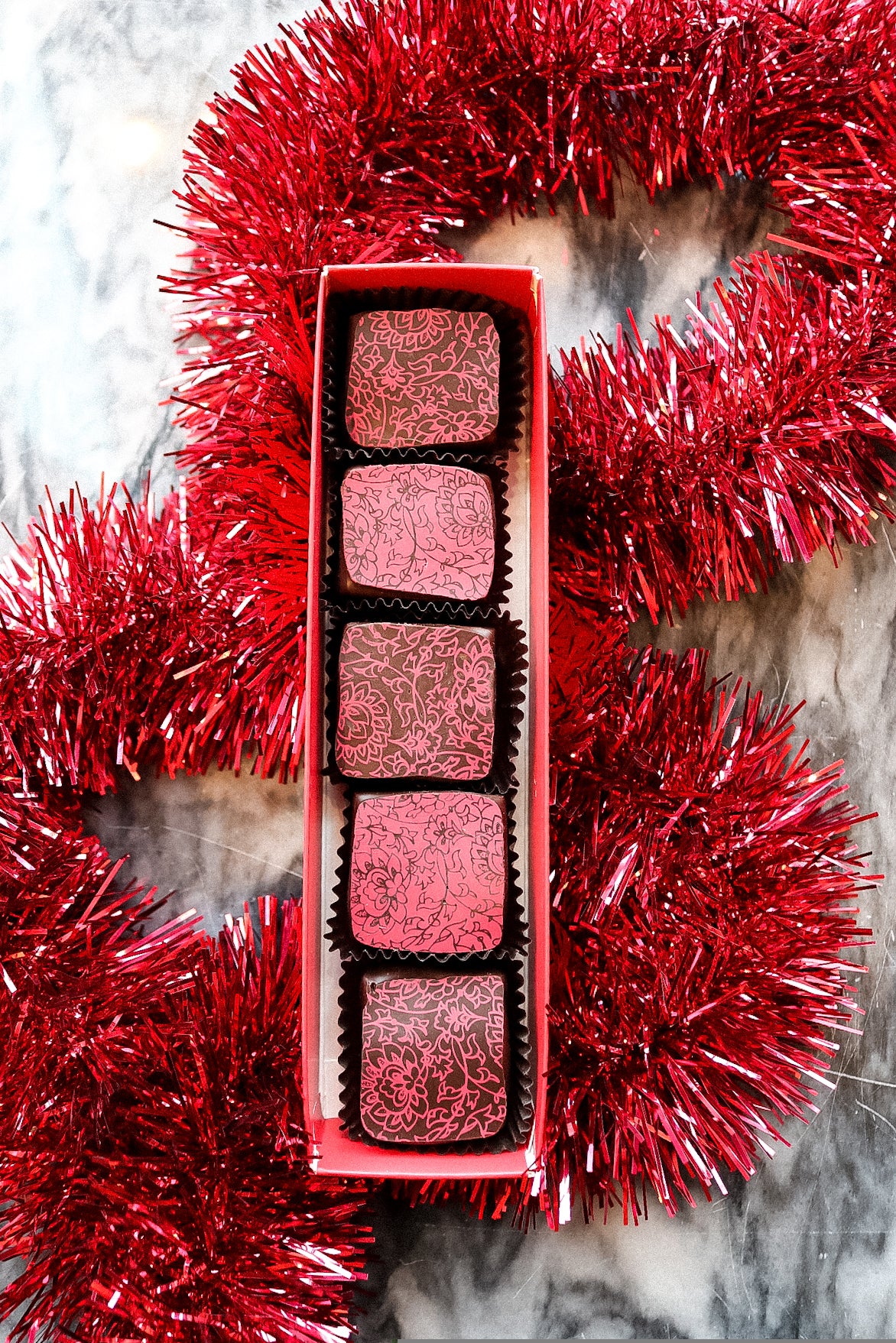 Raspberry Champagne Truffles